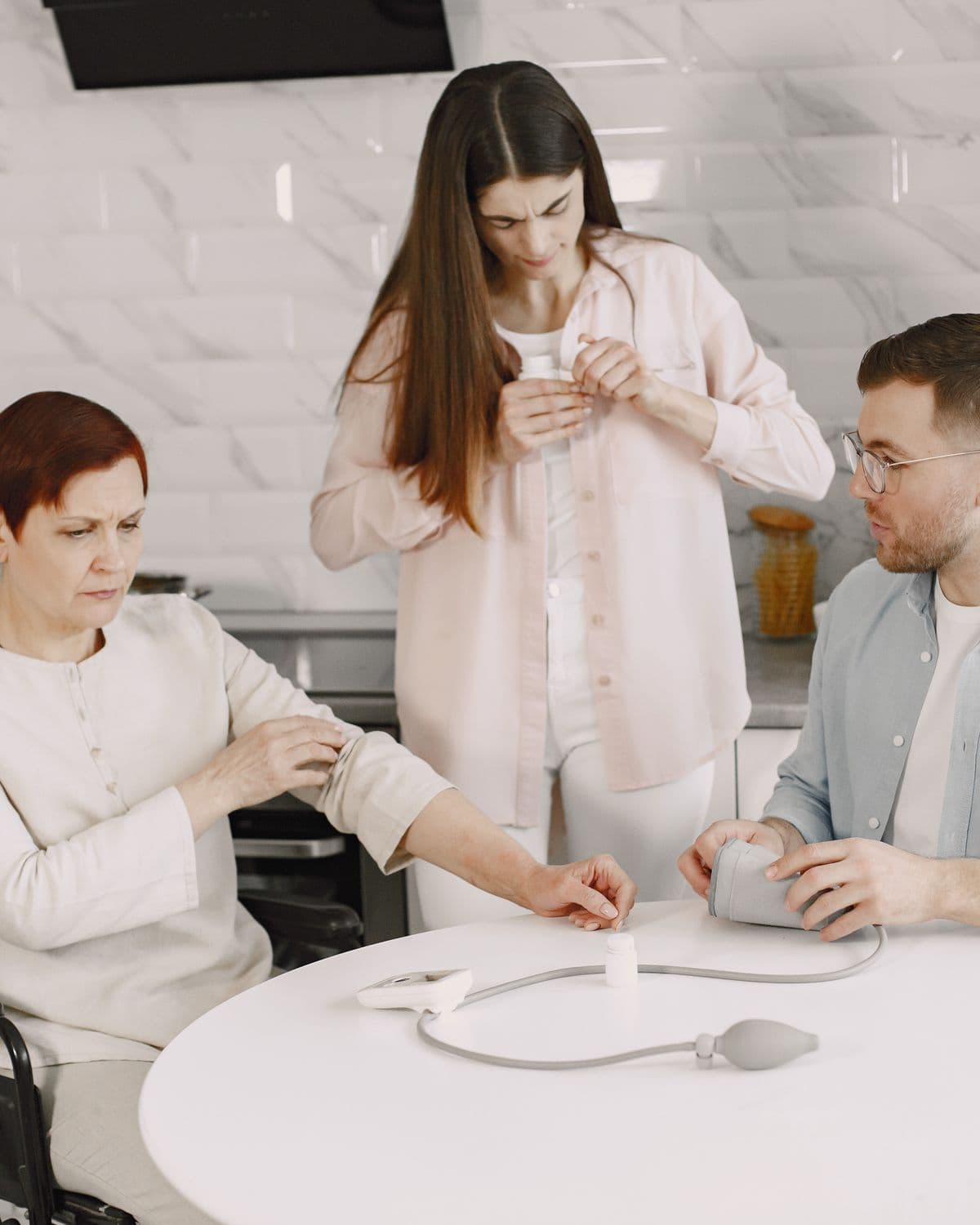 A carer offering steady, supportive care